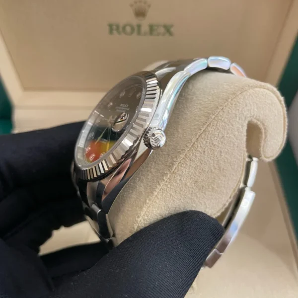 Rolex Datejust Series Automatic Mechanical Movement 41mm Silver Dial 126334-0011 - Image 12