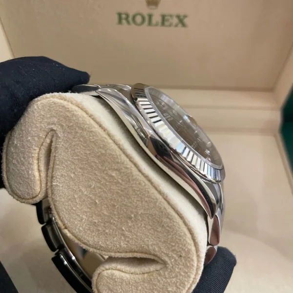Rolex Datejust Series Automatic Mechanical Movement 41mm Silver Dial 126334-0011 - Image 13