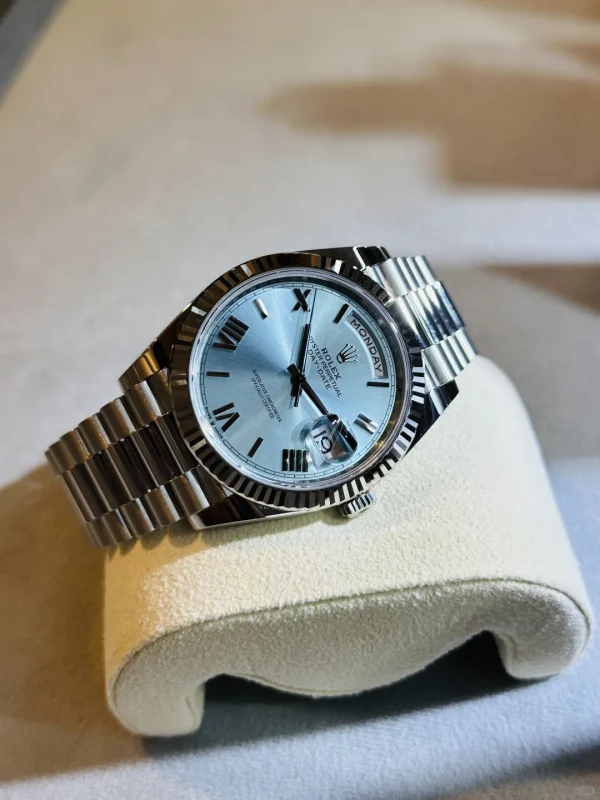 Rolex Day-Date Series Automatic Mechanical Movement 40mm White Dial m228236-0012 - Image 2