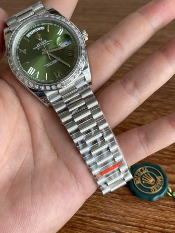 Rolex Day-Date Automatic Mechanical Movement 40mm Green Dial 228396-0020 - Image 4