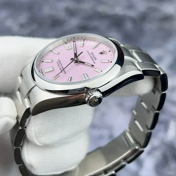 Rolex Oyster Perpetual Automatic Mechanical Movement 36mm Pink Dial 126000-0008 - Image 5