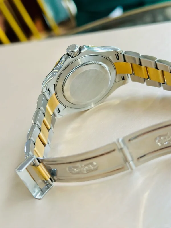 Rolex Yacht-Master, Gold Steel, Champagne Dial Watch, Scratch Resistant Sapphire Mirror 16623 - Image 5
