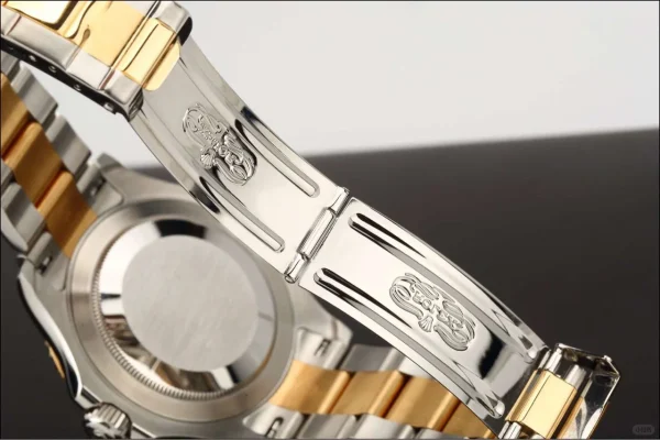 Rolex Yacht-Master, Gold Steel, Champagne Dial Watch, Scratch Resistant Sapphire Mirror 16623 - Image 6