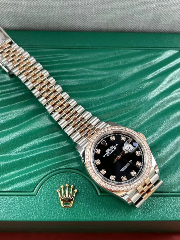Rolex Datejust Automatic Mechanical Movement 36mm Black Dial 12628RBR-0007 - Image 3