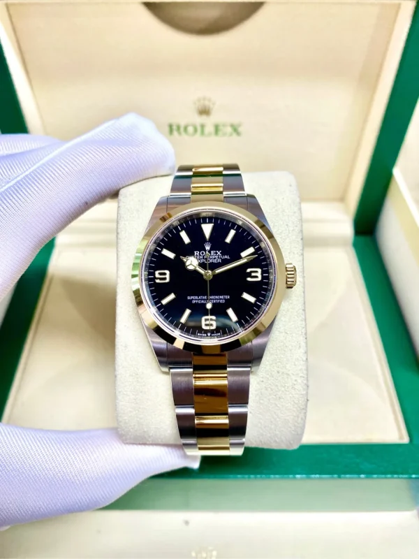 Rolex Explorer Automatic mechanical movement Black dial Scratch-resistant sapphire mirror 36mm124273-0001 - Image 2