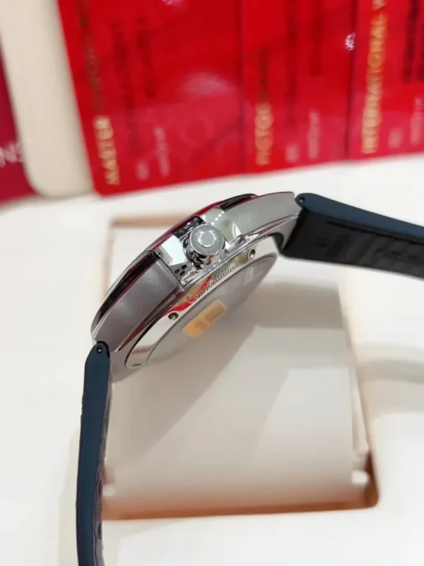 OMEGA Constellation Automatic Mechanical Movement 41mm Grey Dial Stainless Steel Case Alligator Leather Rubber Strap 131.33.41.21.06.001 - Image 5