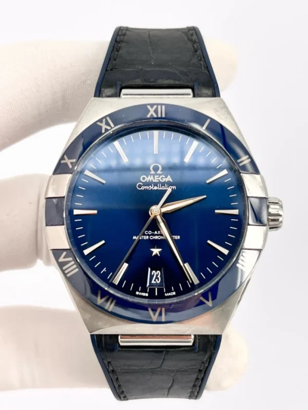 OMEGA Constellation Series Automatic Mechanical Movement Observatory Certified Men’s Watch Blue Dial 41mm 131.33.41.21.03.001 - Image 2