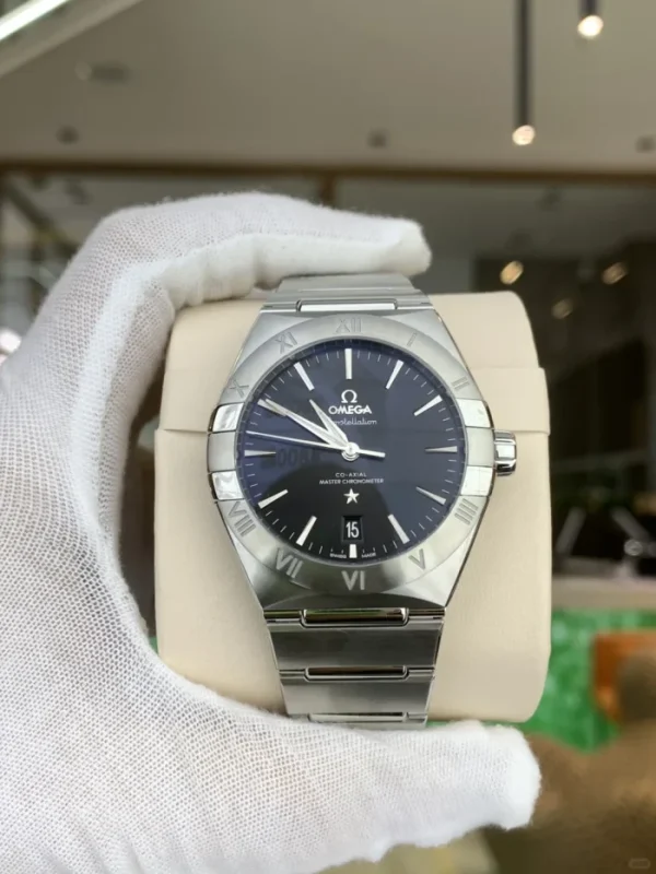 OMEGA Constellation Automatic Mechanical Movement 39mm Black Dial 131.10.39.20.01.001 - Image 7