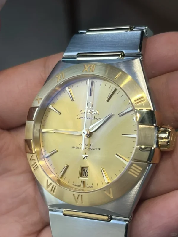 OMEGA Constellation Automatic Mechanical Movement 39mm Gold Dial 131.20.39.20.08.001 - Image 3