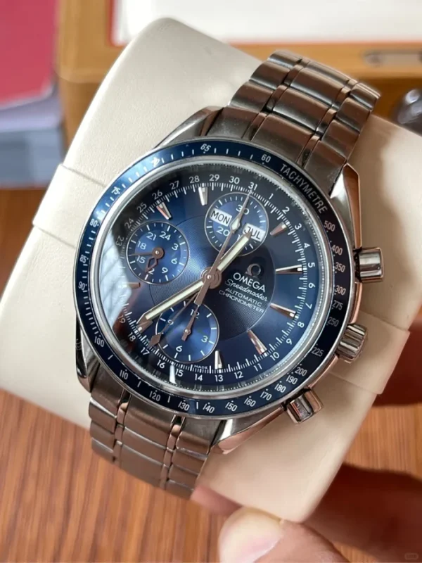 OMEGA Speedmaster Automatic Mechanical Movement 40mm Blue Dial 3222.80.00 - Image 2