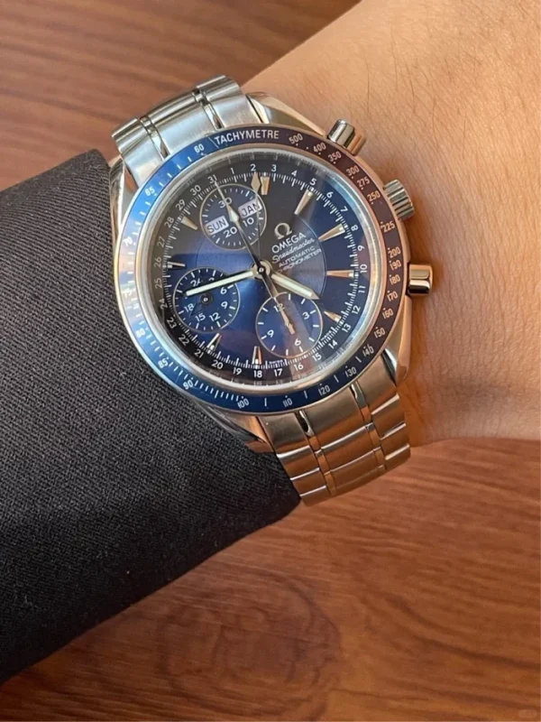 OMEGA Speedmaster Automatic Mechanical Movement 40mm Blue Dial 3222.80.00 - Image 7