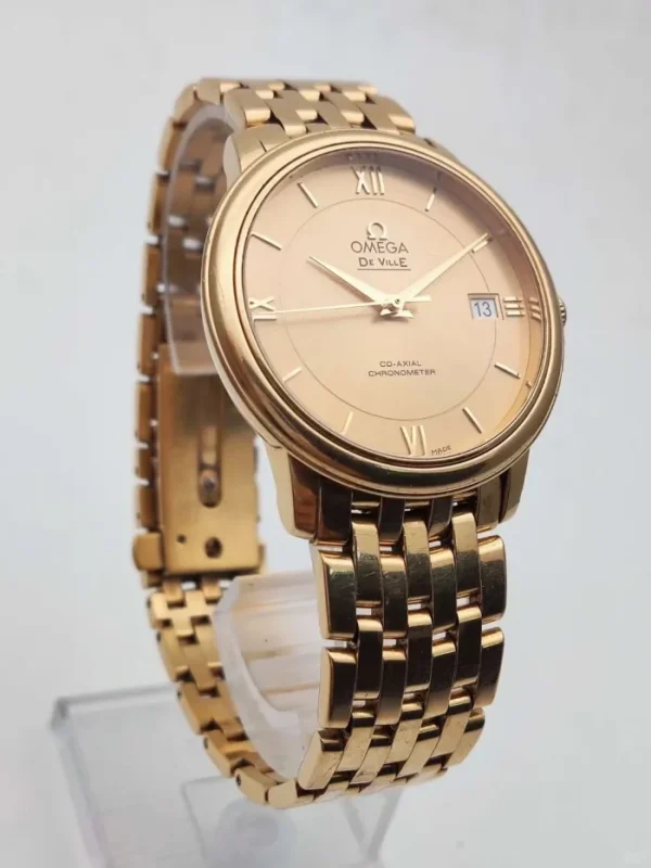 OMEGA De Ville Classic Automatic Mechanical Movement 36.8mm Gold Dial 424.50.37.20.08.001 - Image 3