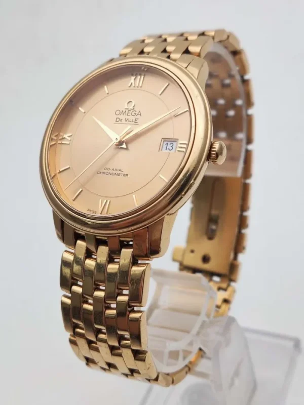 OMEGA De Ville Classic Automatic Mechanical Movement 36.8mm Gold Dial 424.50.37.20.08.001 - Image 4