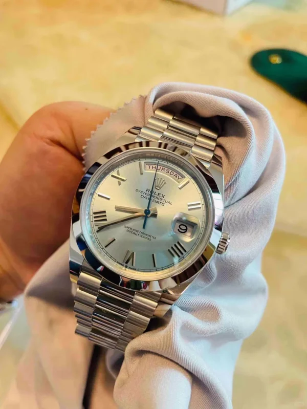 Rolex Day-Date Automatic Mechanical Movement 40mm Blue Dial m228206-0044 - Image 9