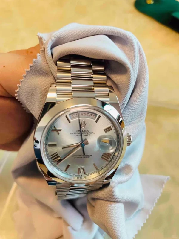 Rolex Day-Date Automatic Mechanical Movement 40mm Blue Dial m228206-0044 - Image 11