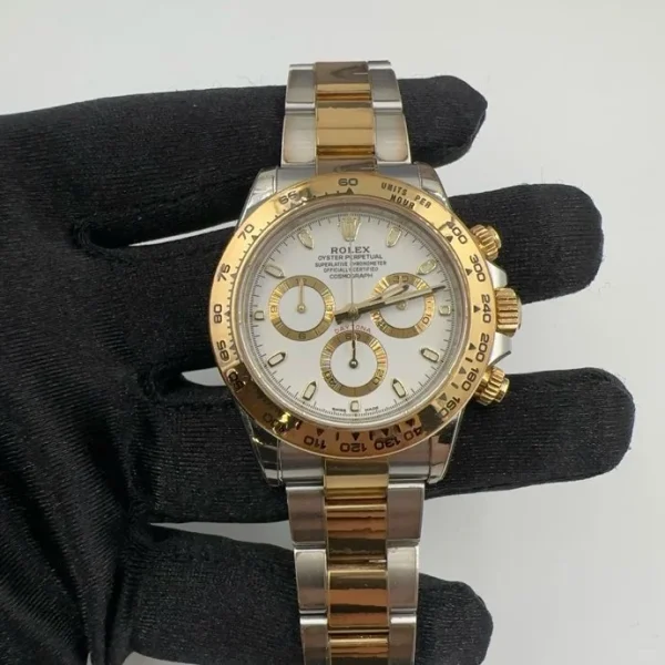 Rolex Cosmograph Daytona Series Automatic Mechanical Movement 100m Waterproof Men’s Watch 40mm White Dial 116503-0001 - Image 2
