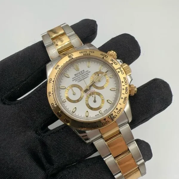 Rolex Cosmograph Daytona Series Automatic Mechanical Movement 100m Waterproof Men’s Watch 40mm White Dial 116503-0001 - Image 3