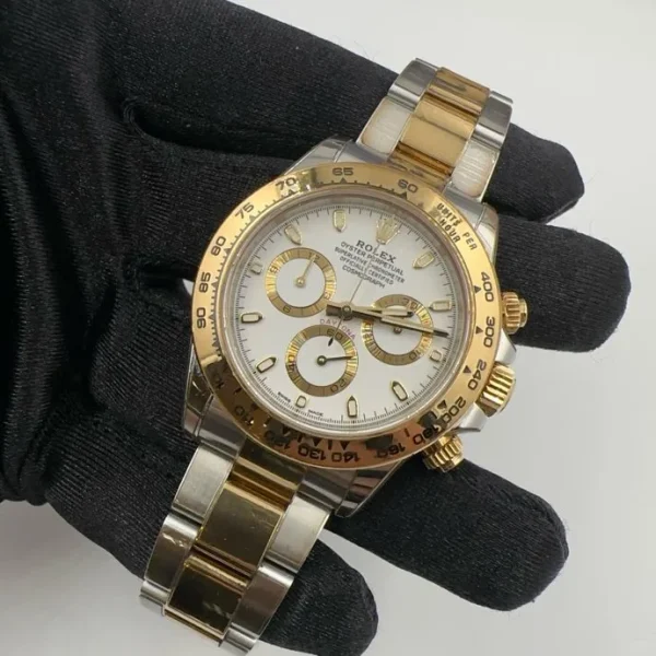 Rolex Cosmograph Daytona Series Automatic Mechanical Movement 100m Waterproof Men’s Watch 40mm White Dial 116503-0001 - Image 4