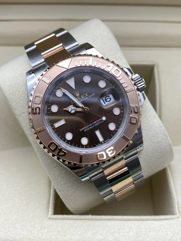 Rolex Yacht-Master Scratch-resistant sapphire crystal Champagne dial 40mm 16623 - Image 2