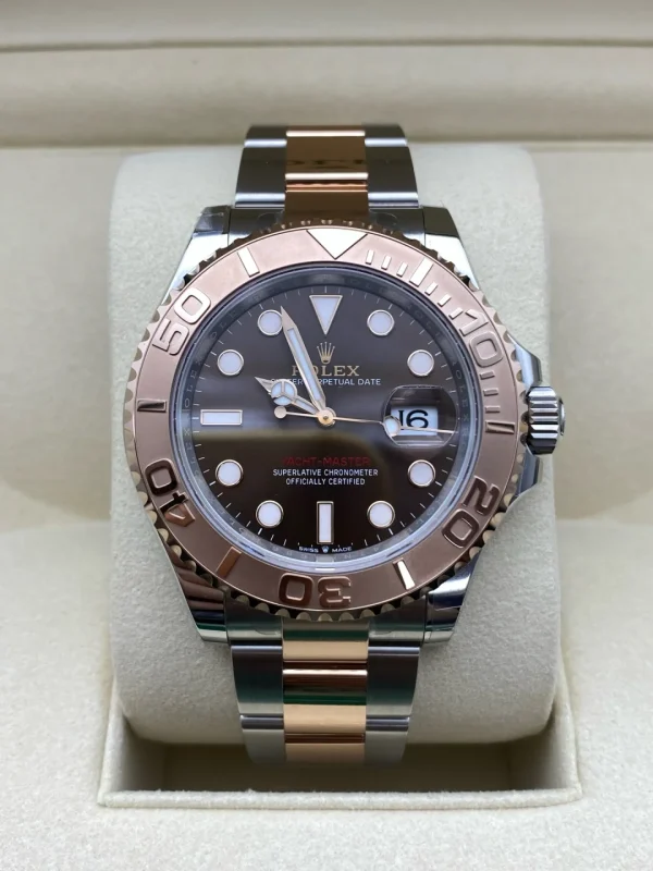 Rolex Yacht-Master Scratch-resistant sapphire crystal Champagne dial 40mm 16623 - Image 3