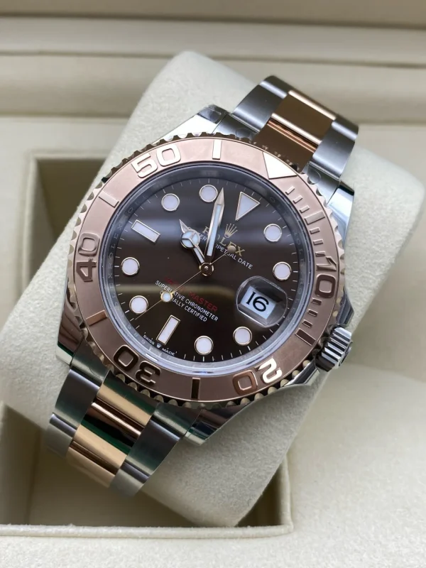 Rolex Yacht-Master Scratch-resistant sapphire crystal Champagne dial 40mm 16623 - Image 4