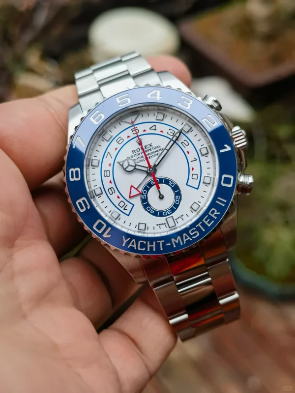 Rolex Yacht-Master Series Automatic Mechanical Movement Men’s Watch 44mm White Dial m116680-0002 - Image 3