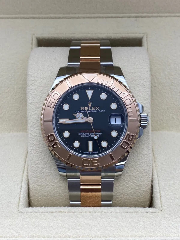 Rolex Yacht-Master Automatic Mechanical Movement Men’s Watch Swiss Watch 37mm Black Dial Oystersteel Case M268621-0004 - Image 2