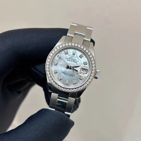 Rolex ladies datejust automatic mechanical movement women’s watch Swiss watch 28mm mother-of-pearl dial m279384rbr-0012 - Image 4