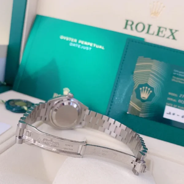Rolex Ladies Datejust Series Automatic Mechanical Movement 100m Waterproof 28mm Pink Dial M279139RBR-0002 - Image 5