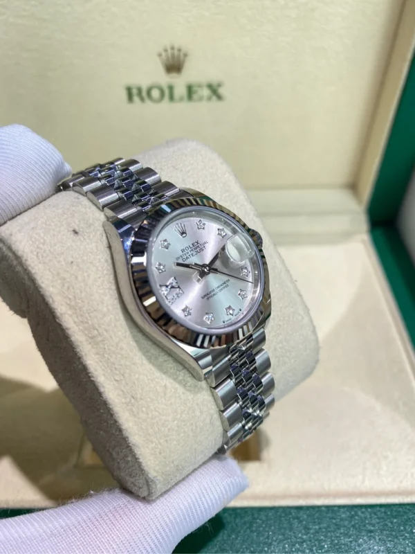 Rolex Ladies Datejust Series Automatic Mechanical Movement Women’s Watch Swiss Watch 28mm Silver Dial M279174-0021 - Image 5