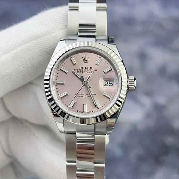 Rolex Ladies Datejust Series Automatic Mechanical Movement Women’s Watch Swiss Watch 28mm Pink Dial M279174-0002 - Image 2