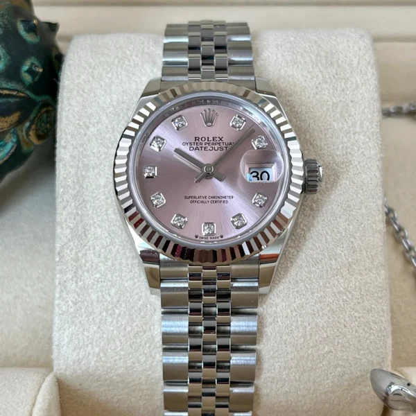 Rolex Ladies Datejust Series Automatic Mechanical Movement Women’s Watch Swiss Watch 28mm Pink Dial m279174-0003 - Image 2