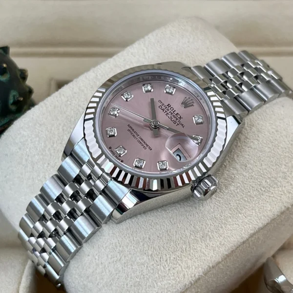 Rolex Ladies Datejust Series Automatic Mechanical Movement Women’s Watch Swiss Watch 28mm Pink Dial m279174-0003 - Image 3