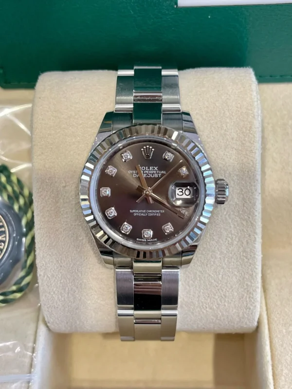 Rolex Ladies Datejust Series Automatic Mechanical Movement Women’s Watch Swiss Watch 28mm Gray Dial m279174-0016 - Image 2