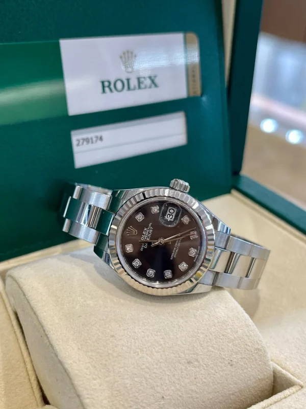 Rolex Ladies Datejust Series Automatic Mechanical Movement Women’s Watch Swiss Watch 28mm Gray Dial m279174-0016 - Image 7