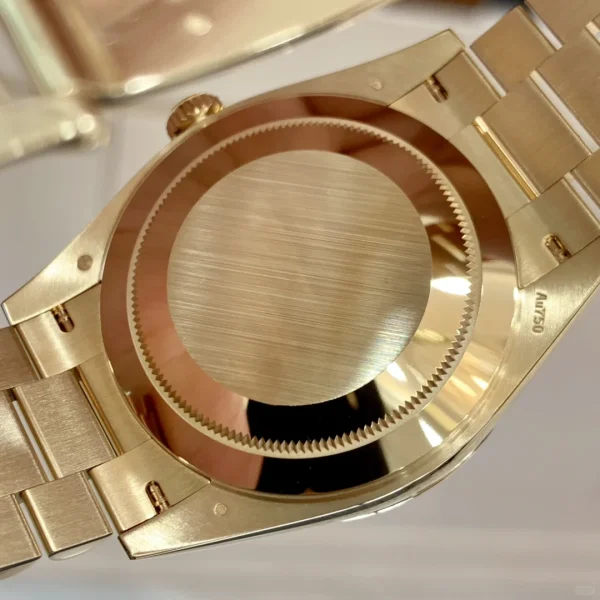 Rolex Day Date 40 Gold Diamond 228348RBR Black Dial Watch - Image 5