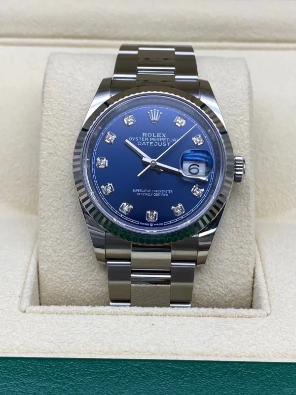 Rolex Datejust series automatic mechanical movement date display men’s watch Swiss watch 36mm blue dial m126234-0038 - Image 2