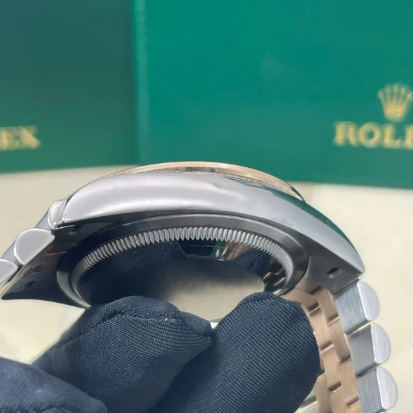 Rolex Datejust Series Automatic Mechanical Movement 100M Waterproof Date Display Women’s Watch Swiss Watch 36mm Black Dial m126281rbr-0007 - Image 4