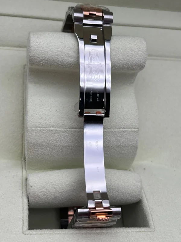 Rolex Datejust series automatic mechanical movement 100 meters waterproof men’s watch Swiss watch 36mm white dial stainless steel rose gold case stainless steel rose gold strap 116231 white dial with diamonds - Image 6