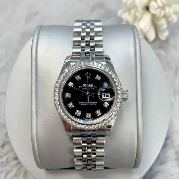 Rolex Datejust Series Automatic Mechanical Movement Waterproof Date Display Slate Gray Fashion Women’s Watch Swiss Watch 36mm Gray Dial M126234-0045 - Image 2