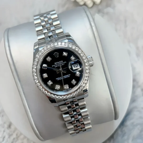 Rolex Datejust Series Automatic Mechanical Movement Waterproof Date Display Slate Gray Fashion Women’s Watch Swiss Watch 36mm Gray Dial M126234-0045 - Image 4