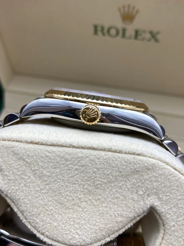 Rolex Datejust series automatic mechanical movement date display 100 meters water resistant unisex Swiss watch 36mm gray dial m126233-0035 - Image 5