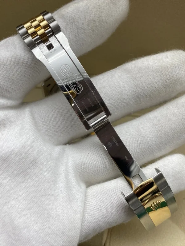 Rolex Datejust series automatic mechanical movement date display 100 meters water resistant unisex Swiss watch 36mm gray dial m126233-0035 - Image 9