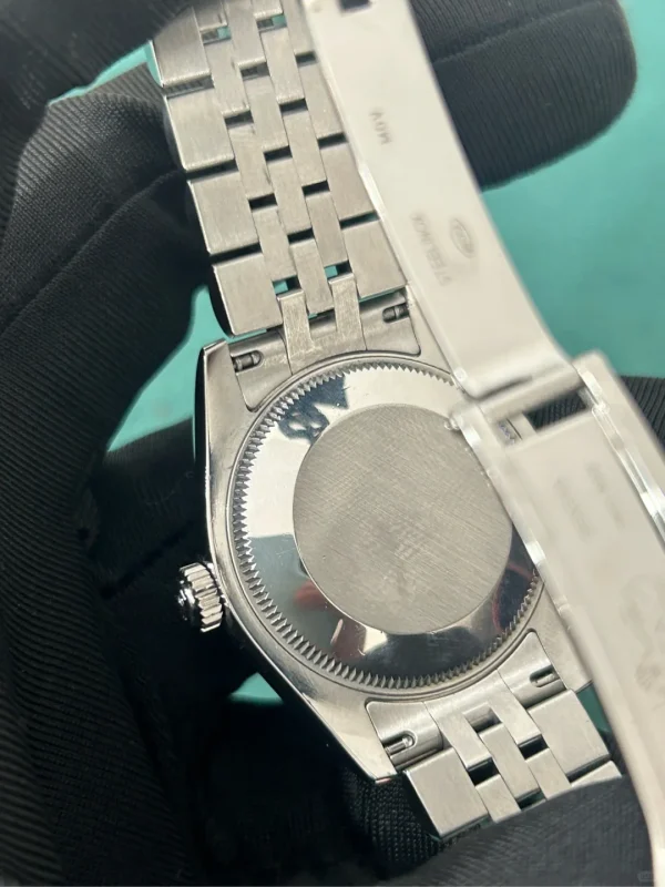 Rolex Datejust Diamond Bezel Watch 36 mm Ice Blue Dial 16234 - Image 4