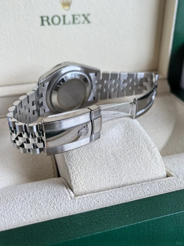 Rolex LadiesDatejust series automatic mechanical movement 100 meters waterproof women’s watch Swiss watch 36mm black dial oyster steel strap m126284rbr-0019 - Image 5