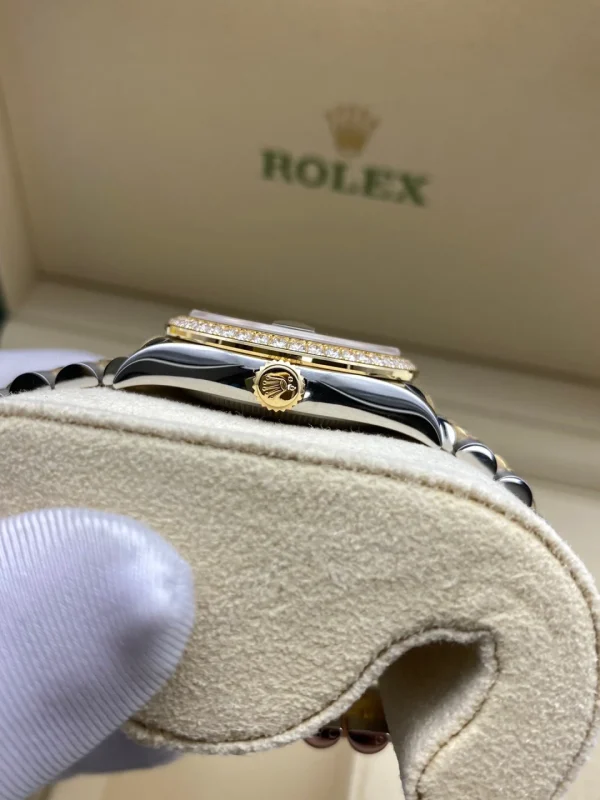 Rolex Ladies Datejust series automatic mechanical movement 100 meters waterproof ladies watch Swiss watch 31mm green dial m278383rbr-0016 - Image 5