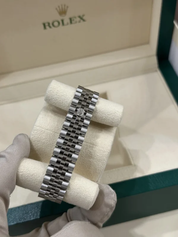 Rolex Ladies Datejust Series Mechanical Movement Waterproof Automatic Mechanical Watch Date Display Swiss Watch 31mm Green Dial M278384RBR-0022 - Image 12