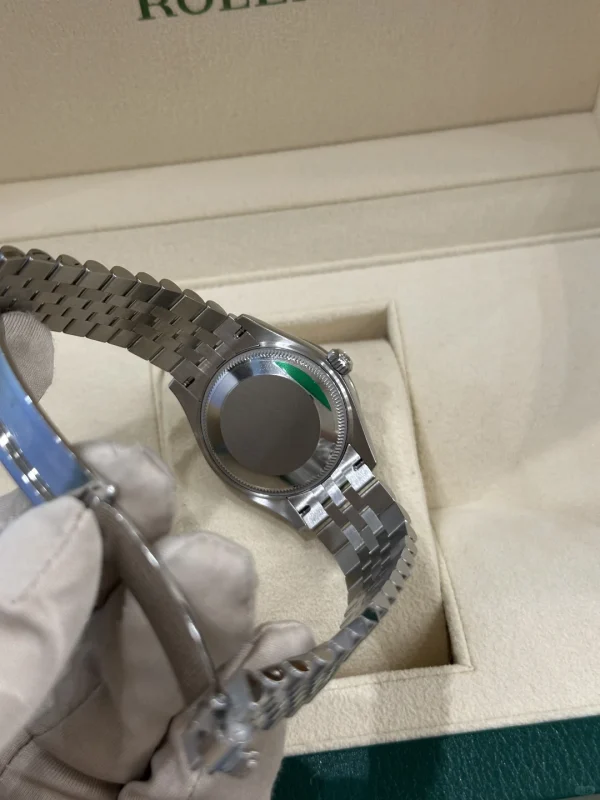 Rolex Ladies Datejust Series Mechanical Movement Waterproof Automatic Mechanical Watch Date Display Swiss Watch 31mm Green Dial M278384RBR-0022 - Image 14