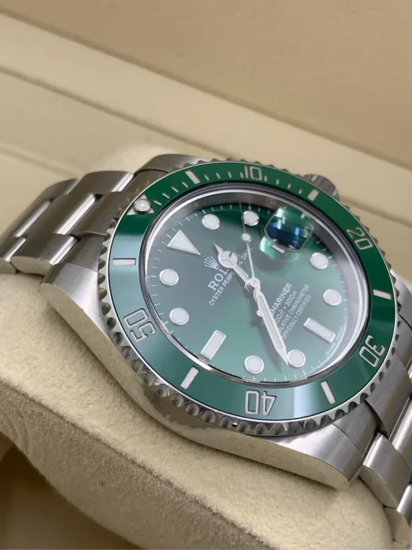 Rolex Submariner automatic mechanical movement 300 meters waterproof men’s watch Swiss watch 40mm green dial M116610LV-0002 - Image 12