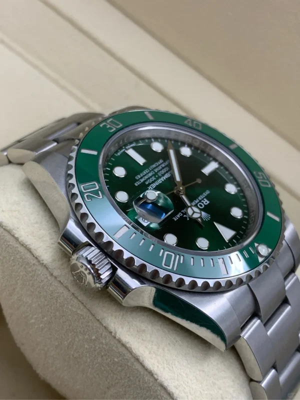 Rolex Submariner automatic mechanical movement 300 meters waterproof men’s watch Swiss watch 40mm green dial M116610LV-0002 - Image 13